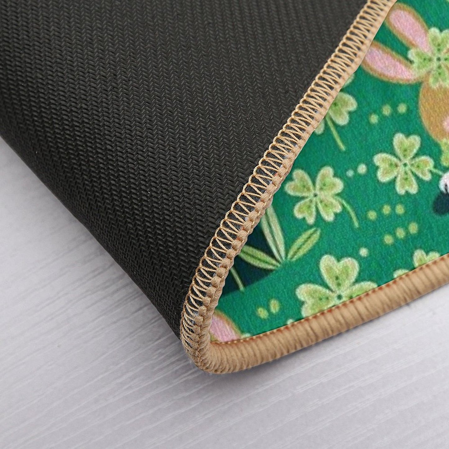 Saint Patrick Bunny  Eco-Friendly Bath Mat