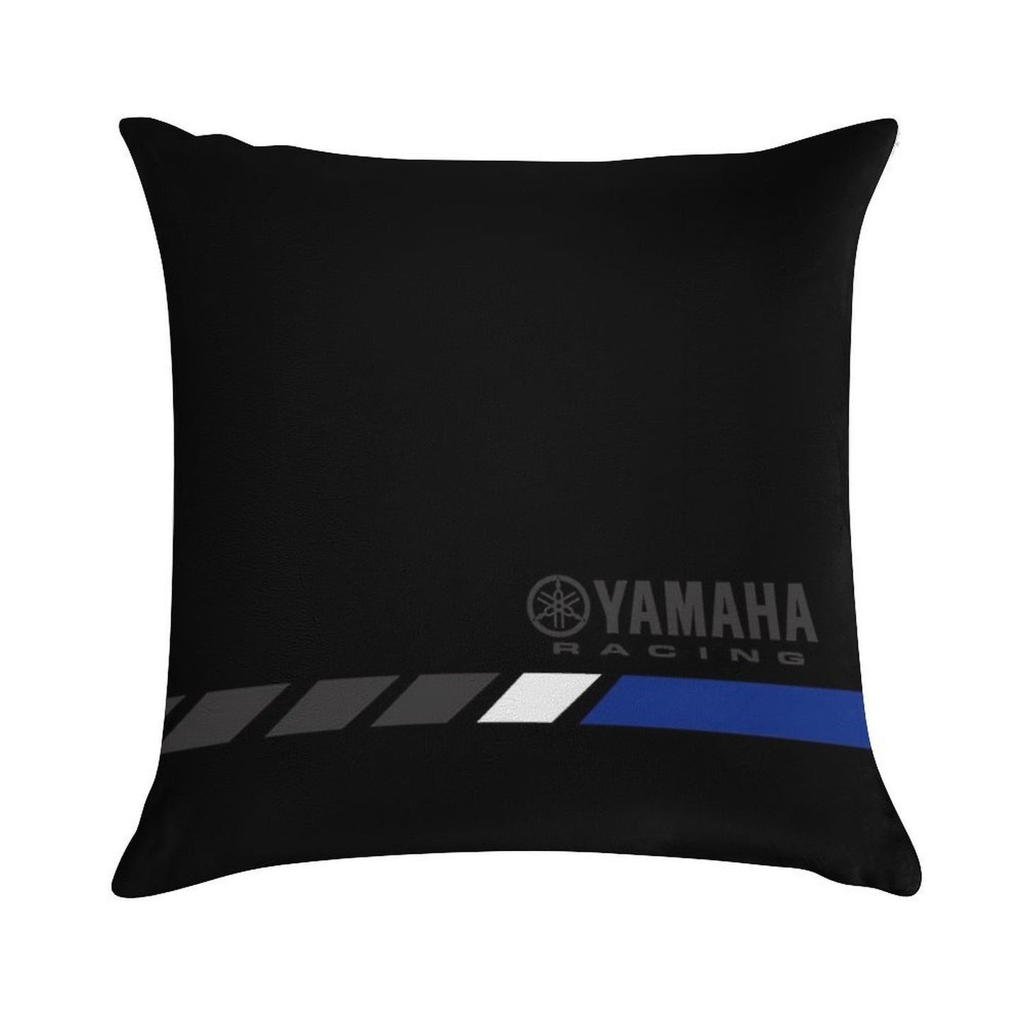 YAMAHA Blue Soft Reinforced Edging Throw Pillow