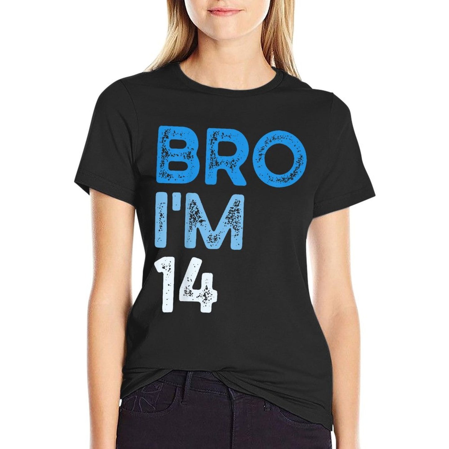 Kids I'm 14 Bro Birthday 14 Girls And Boys 14th Birthday Comfortable T-Shirt