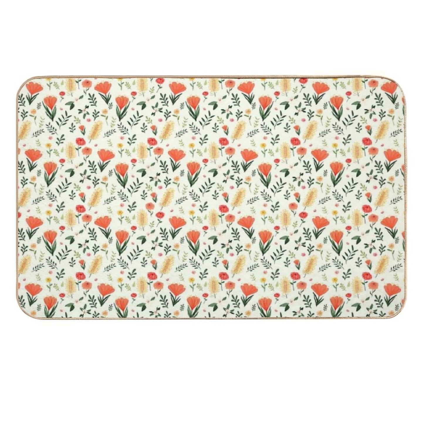 Aussie Florals  Non-Slip Bath Mat