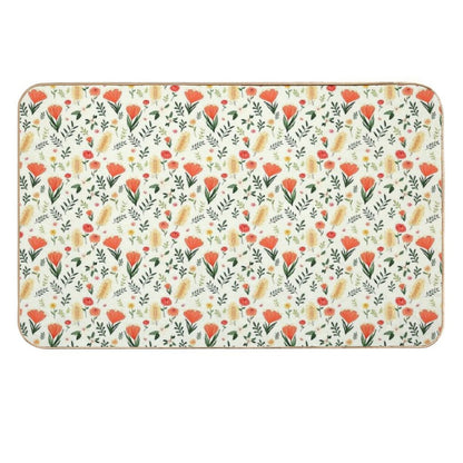 Aussie Florals  Non-Slip Bath Mat