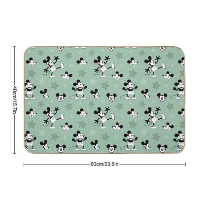 Steamboat Mickey Pattern  Eco-Friendly Bath Mat