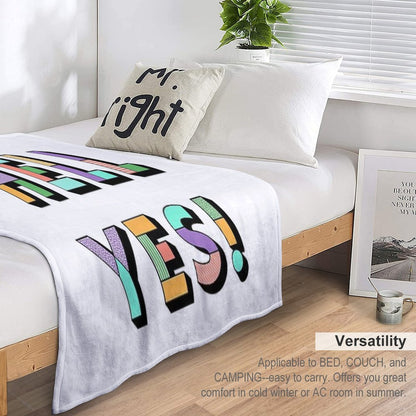 Hell Yes Easy Care Throw Blanket