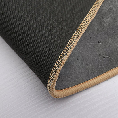 Grey Textured Concrete Wall Exterior  Versatile Bath Mat