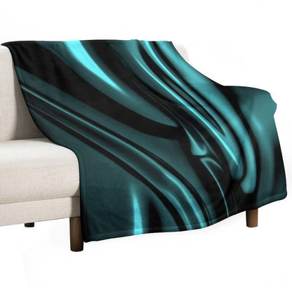 Most Sold  Silk Wave Design Wrinkle-free Throw Blanket