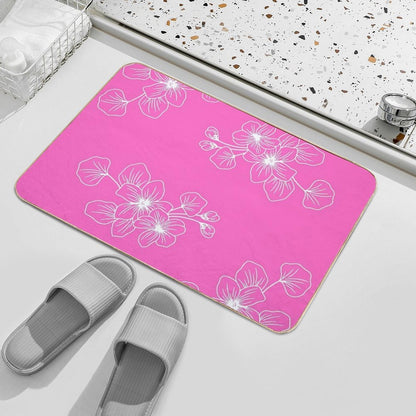 Art Pattern Design  Easy Maintenance Bath Mat