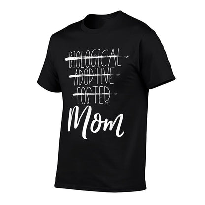 Not Biological Adoptive Foster Just Mom Adoption Love  Lightweight T-Shirt