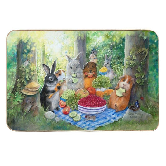Picnic at Coleman's Farm  Dirt-Trapping Bath Mat