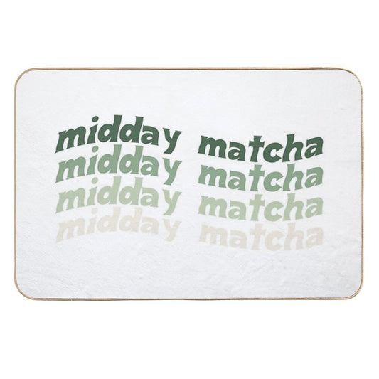 Midday Matcha Durable Bath Mat
