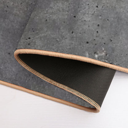 Grey Textured Concrete Wall Exterior  Versatile Bath Mat