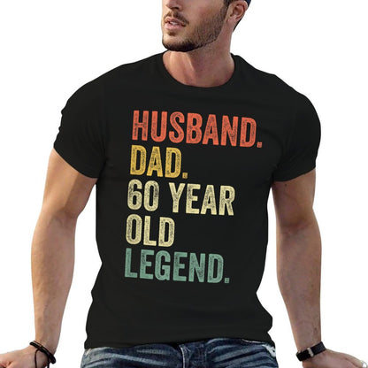 Funny 60th Birthdays For Men Gifts Vintage Dad 1960  Moisture-wicking T-Shirt