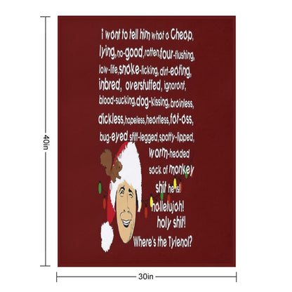 Clark Griswold Rant Gift-ready Throw Blanket