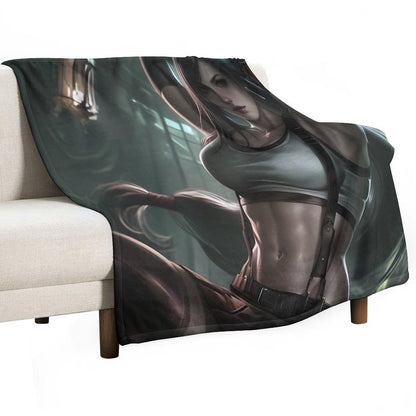 Tifa Lockhart - 92 Lightweight Throw Blanket