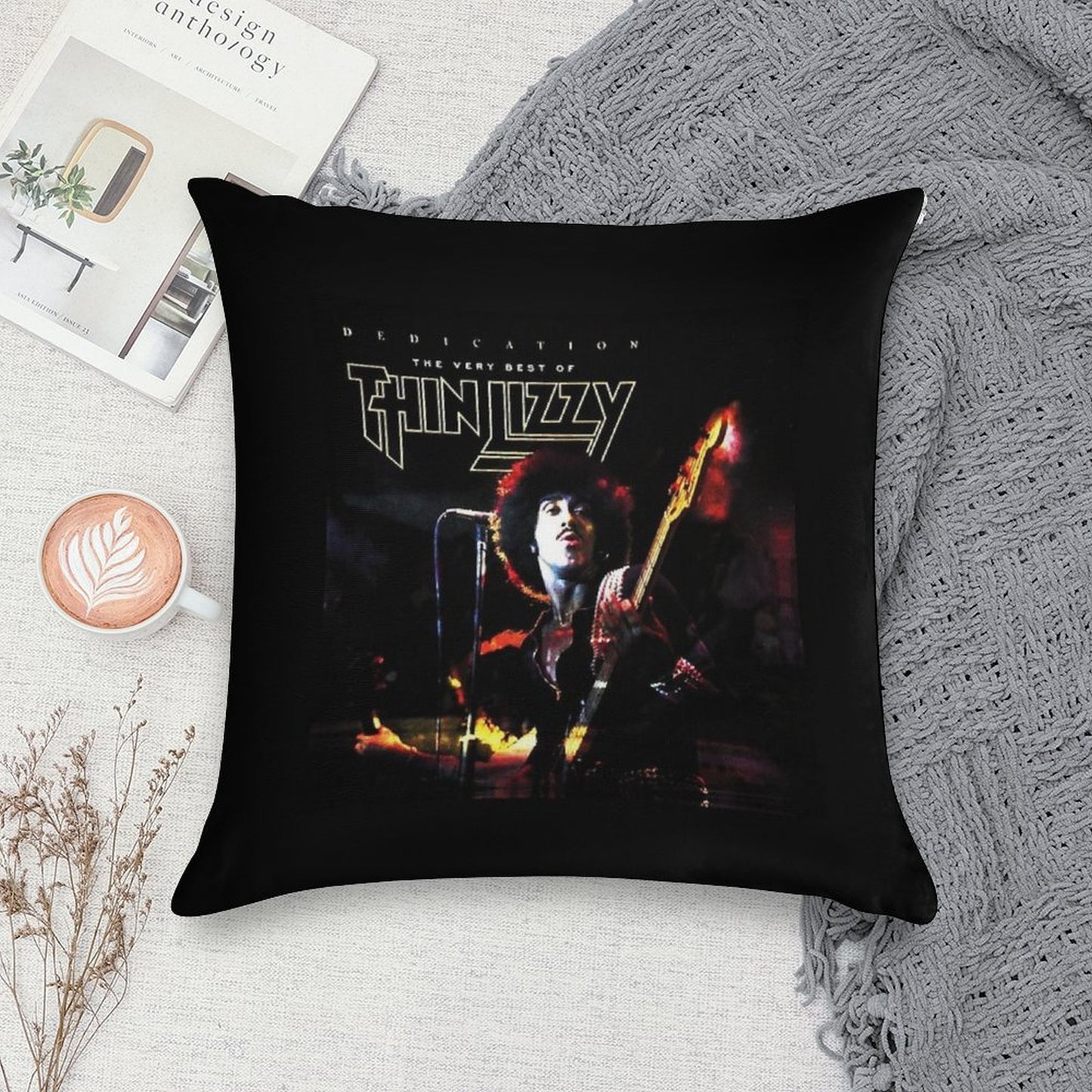 Best Seller - Thin Lizzy Merchandise Essential Soft Ultra-Soft Texture Throw Pillow