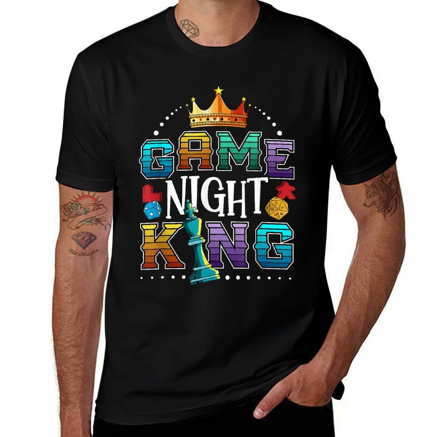 Game Night KING! Couples Matching Game Night  Odor-resistant T-Shirt
