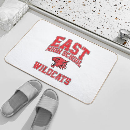 East High School Wildcats (Variant)  Pet-Safe Bath Mat