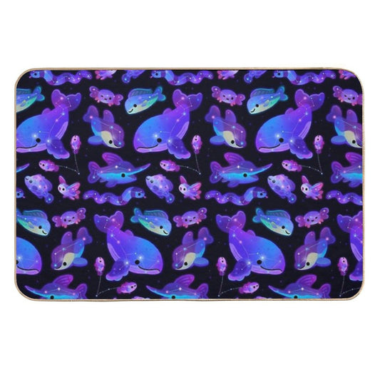 Ocean Constellations  Toxin-Free Bath Mat