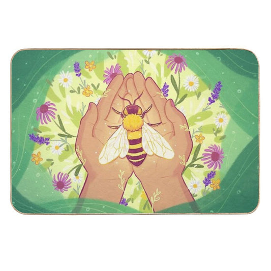 Honey Bee  Pet-Safe Bath Mat