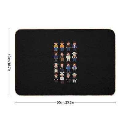 The Multitudes of Bob Dylan  Non-Slip Bath Mat