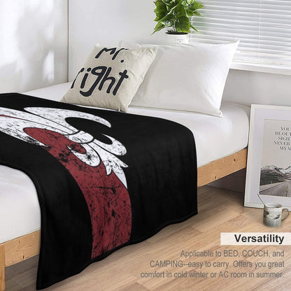 Fleur De Lis Travel-friendly Throw Blanket