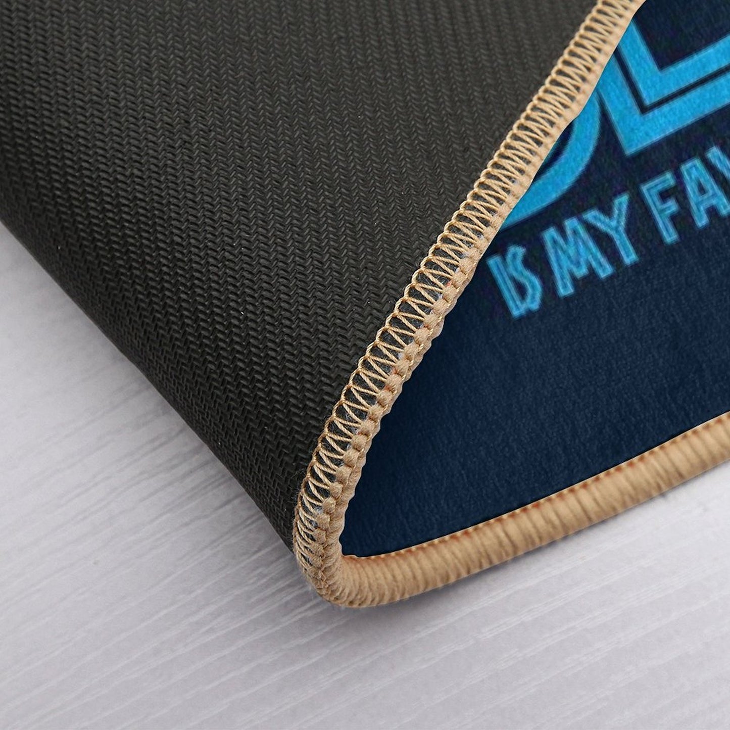 Jurassic World - Blue Is My Favorite Raptor  Long-Lasting Bath Mat