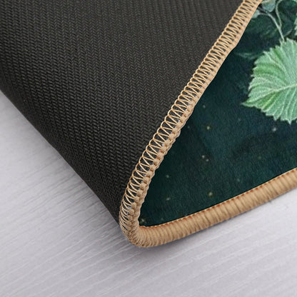 Mushroom Night Moth  Absorbent Bath Mat