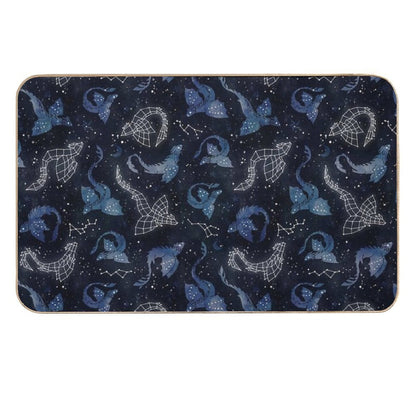Dragon Star Constellations  Non-Slip Bath Mat