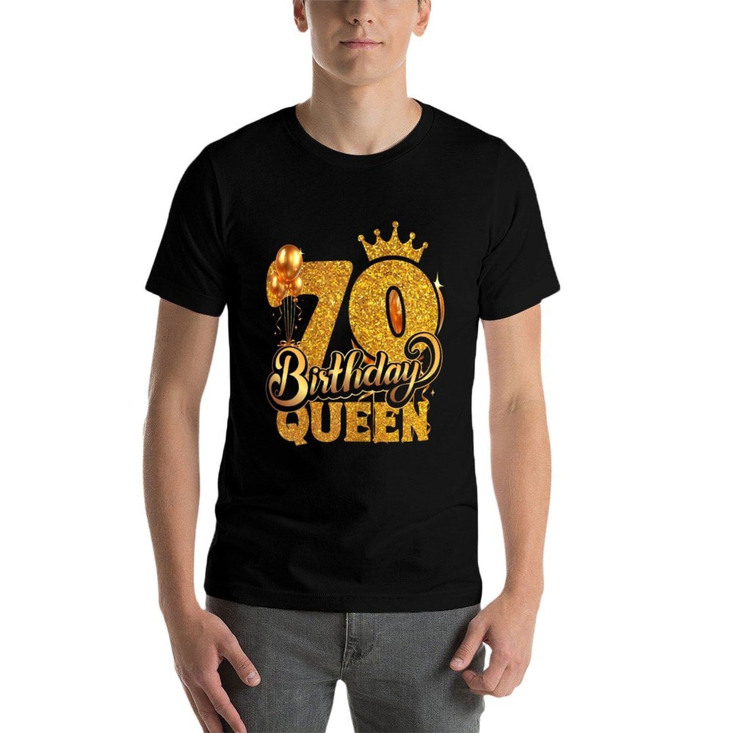 Birthday Queen 70 Year Old 70th Birthday It's My 70th Bday  Quick-drying T-Shirt