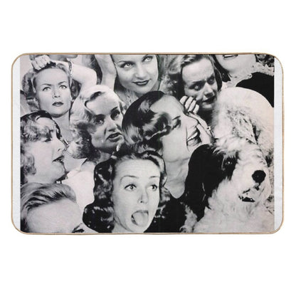 Carole Collage  Easy Maintenance Bath Mat