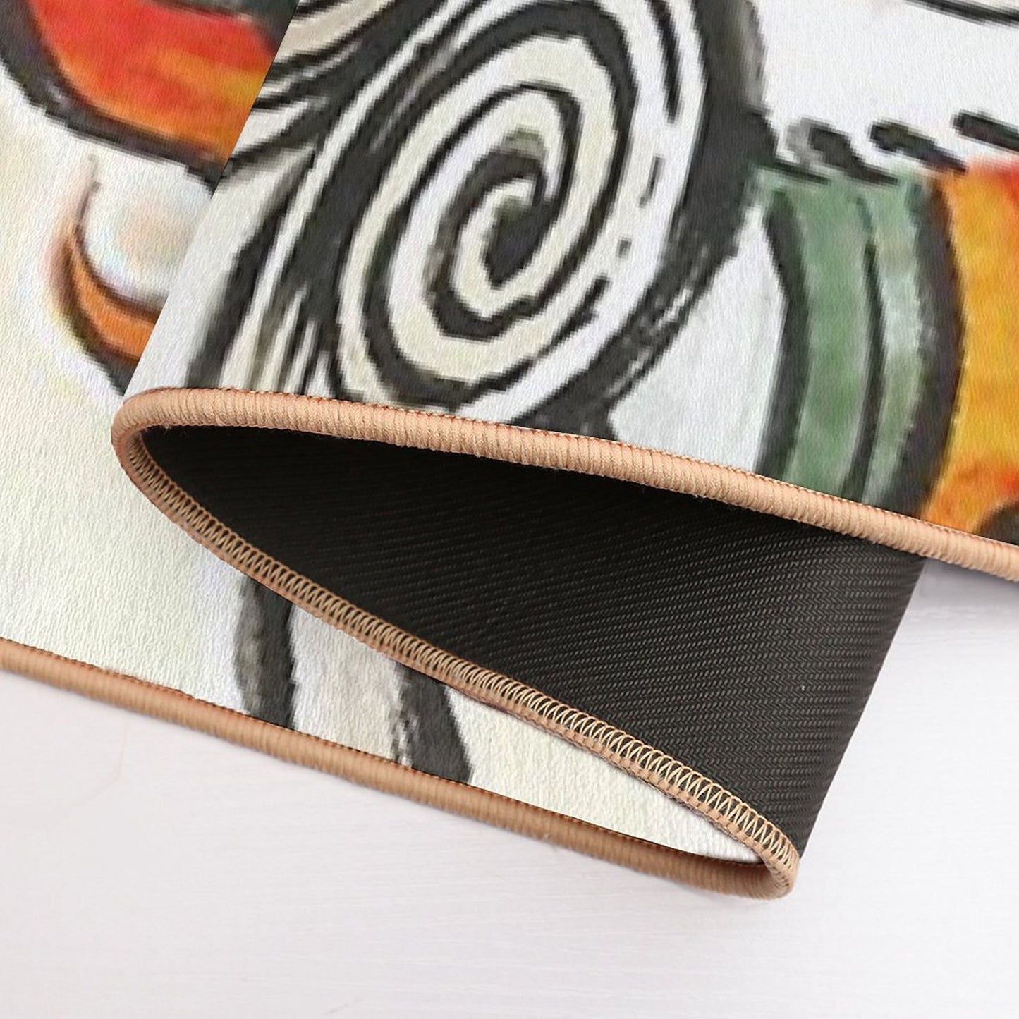 Okami Amaterasu Wolf Spirit Japanese Sun God  High-Traffic Bath Mat