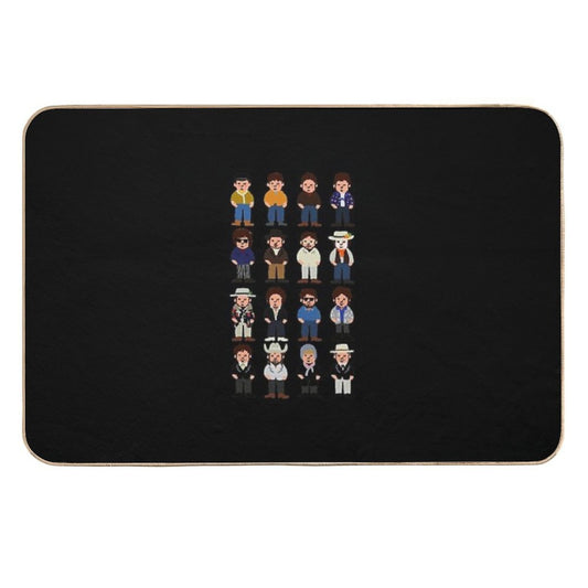 The Multitudes of Bob Dylan  Non-Slip Bath Mat