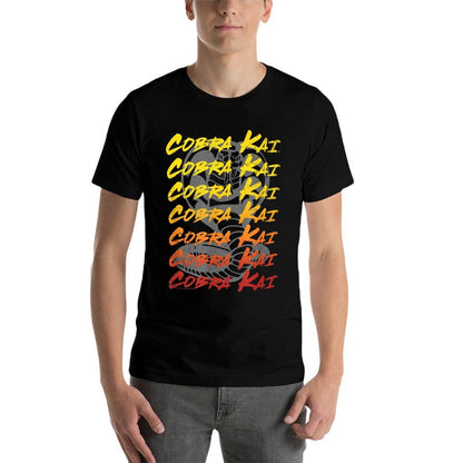 Cobra Kai Repeating Ombre Logo TV Show  Breathable T-Shirt