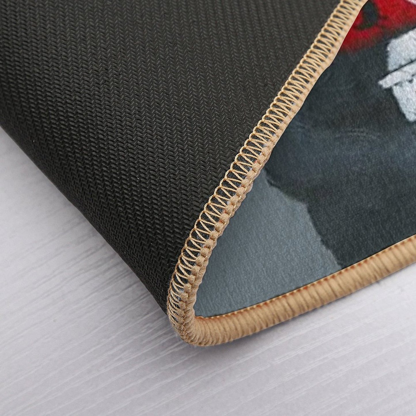 Morning Coffee With A Cardinal  Absorbent Bath Mat