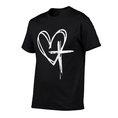 Womens Jesus Has My Back  Oversized Silhouette T-Shirt