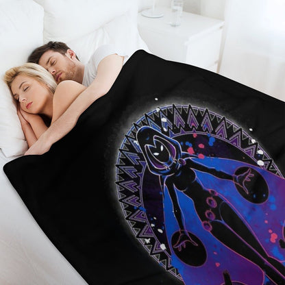 Raven Teen Titans Sustainable Throw Blanket