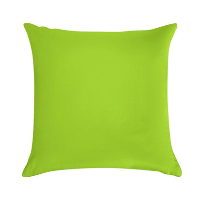 Lime Green Soft Multiple Sizes Throw Pillow
