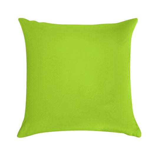Lime Green Soft Multiple Sizes Throw Pillow