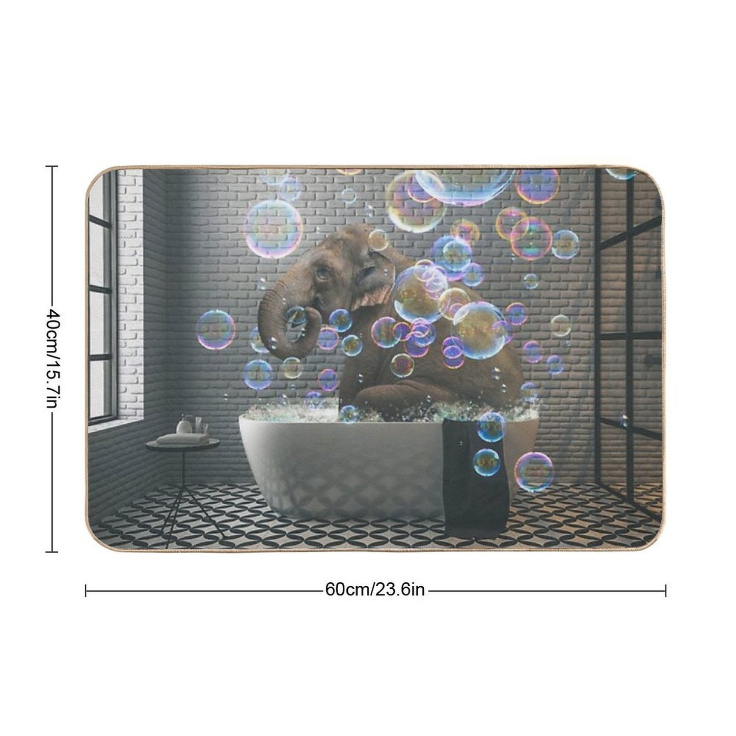 Quarantine Life Durable Bath Mat