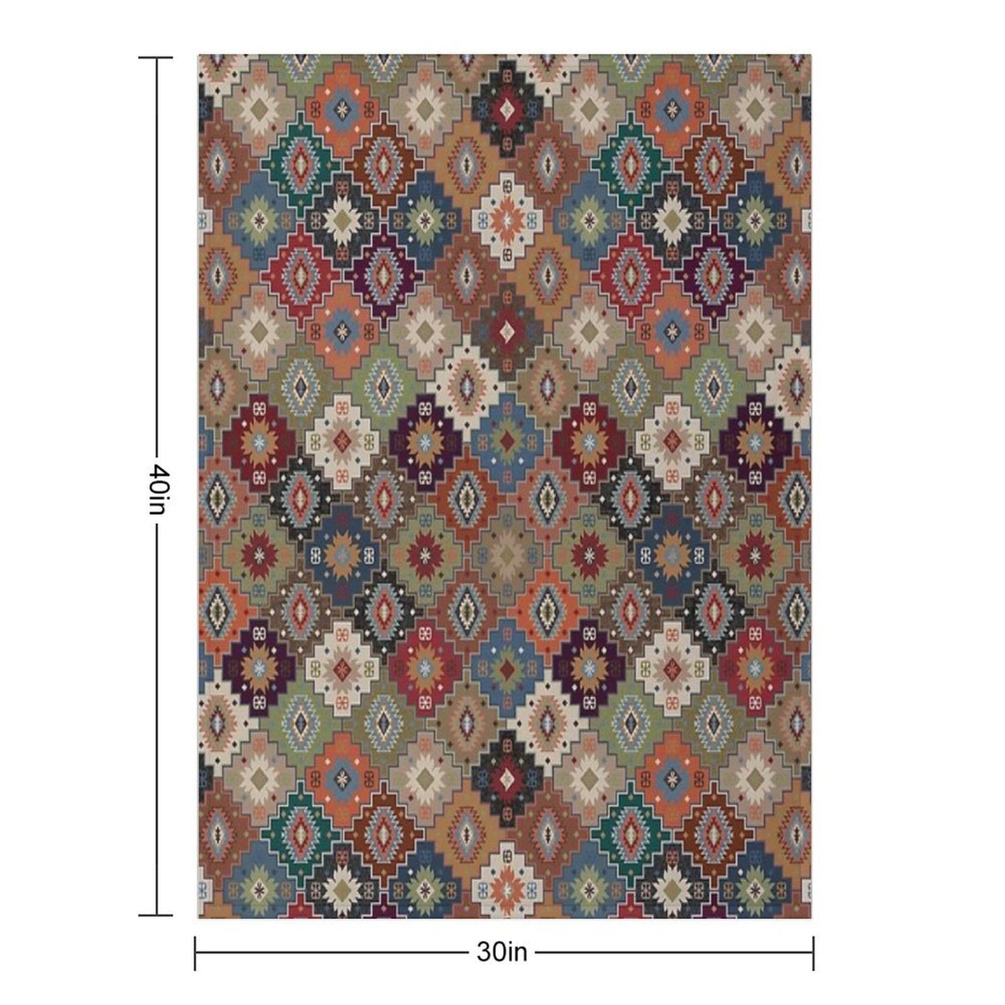 Anatolian Carpets - 2 Anti-pilling Throw Blanket