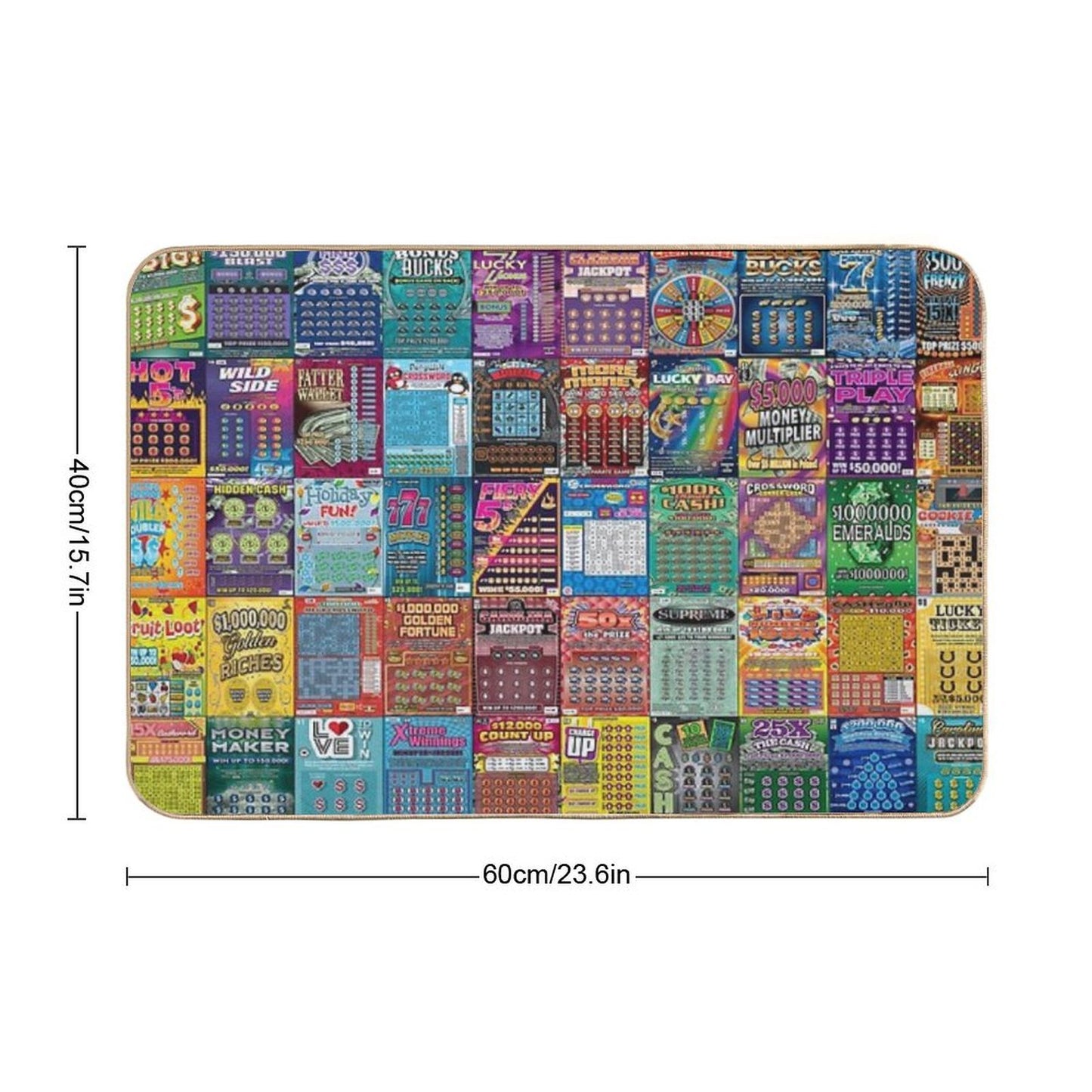 Lottery  Eco-Friendly Bath Mat