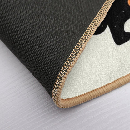 Universal Language  Slip-Resistant Bath Mat