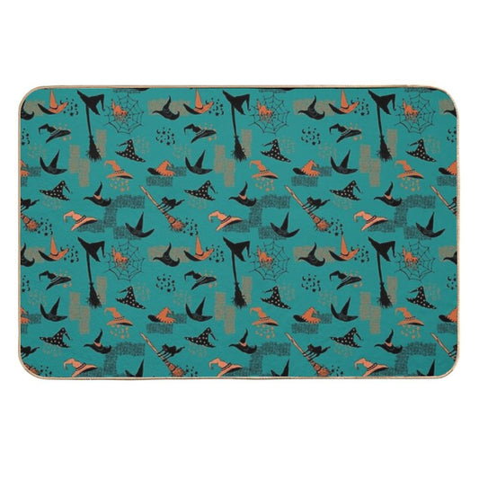 Halloween Witch Hats, Halloween Witch, Halloween Gifts for Woman, Halloween Gifts for Girls, Halloween for Girls  Easy Maintenance Bath Mat