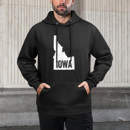 Idaho Iowa Funny Geography Mix Up Joke Idawa Pride Customizable Surface Hoodie
