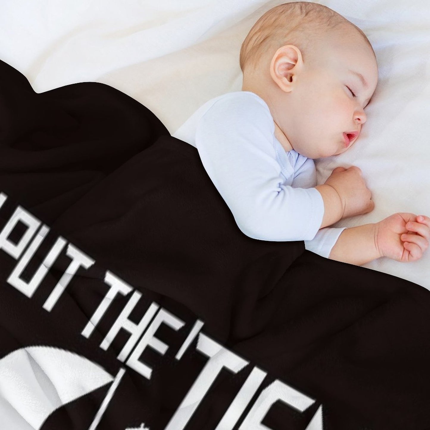 I Put The Tism In Patriotism White Shrink-resistant Throw Blanket