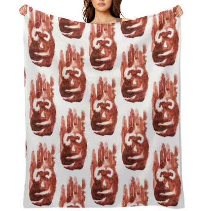 WILSON! Wrinkle-free Throw Blanket