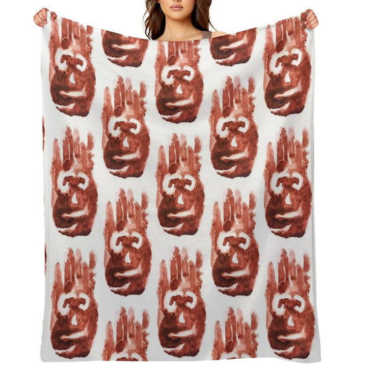WILSON! Wrinkle-free Throw Blanket