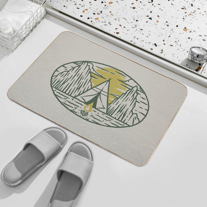 Camp And Fire  Versatile Bath Mat