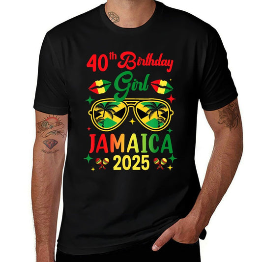40Th Birthday Girl Jamaica Vacation Party Outfit 1985  Soft T-Shirt