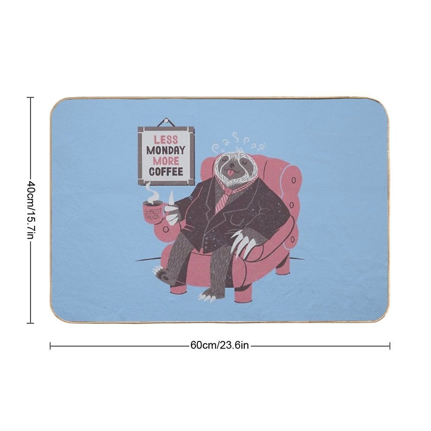 Monday  Non-Slip Bath Mat
