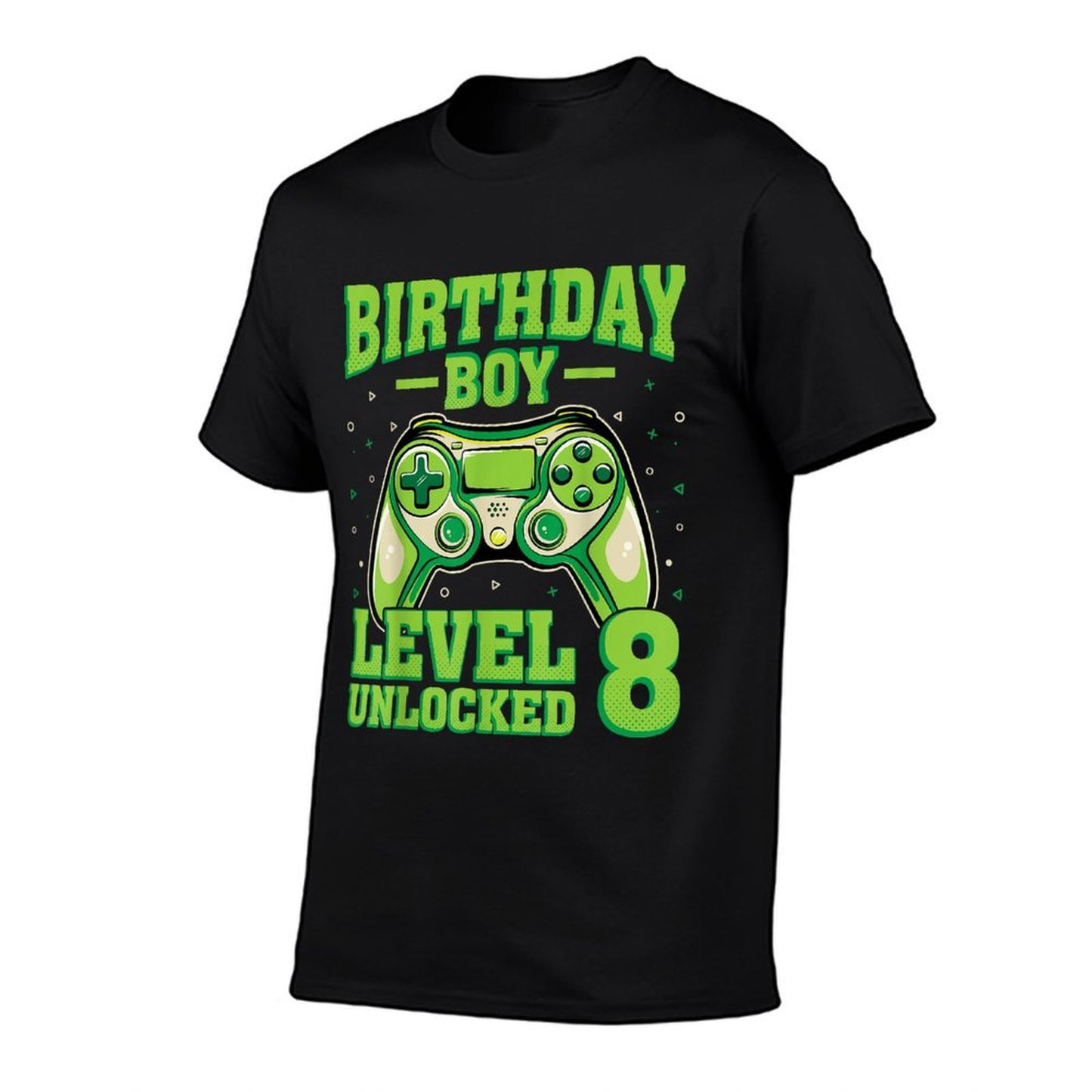 Level 8 Unlocked Video Gamer Gaming Kids 8th Birthday Boy  Odor-resistant T-Shirt